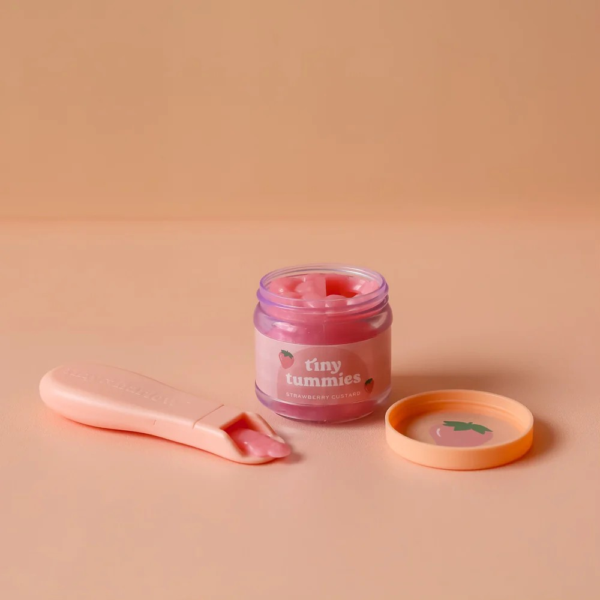 Ensemble petit pot à la fraise & sa cuillère