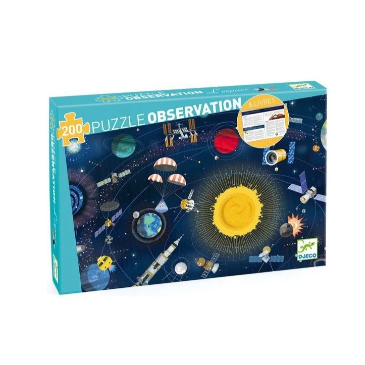 Jeu D'observation Djeco – L'Espace – Puzzle Et Recherche Visuelle Pour Enfants, Motricité Et Concentration