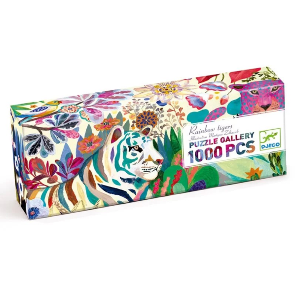 Puzzle gallery - Rainbow tigers - 1000 pces