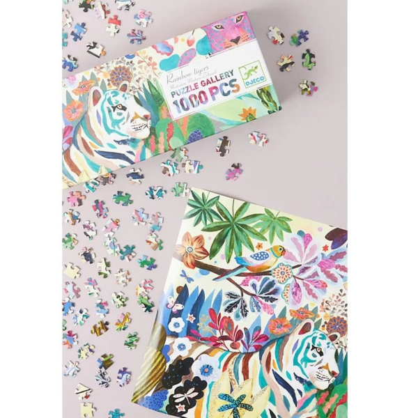 Puzzle gallery - Rainbow tigers - 1000 pces – Image 3