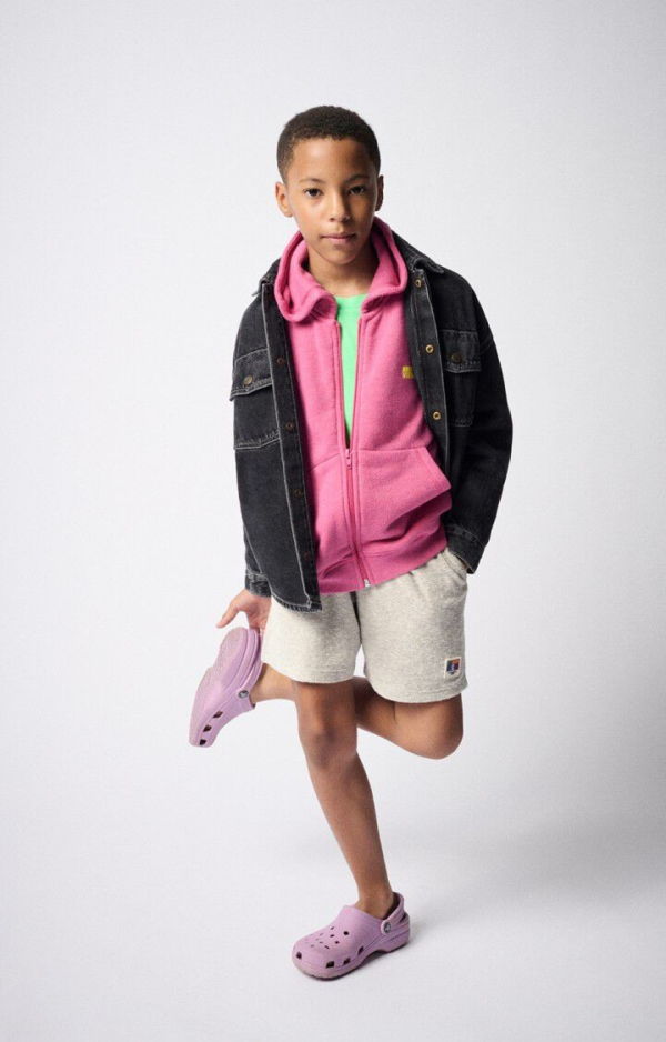 Short Dytown mi long - Gris chiné – Image 3