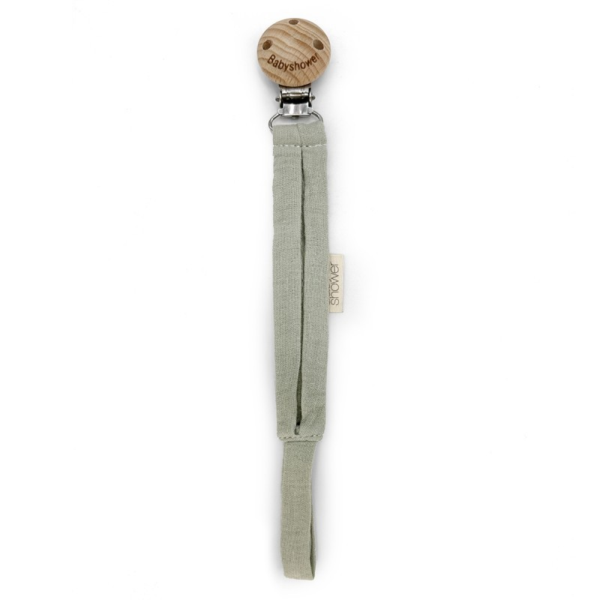 Attache tétine Wood - Dune powder