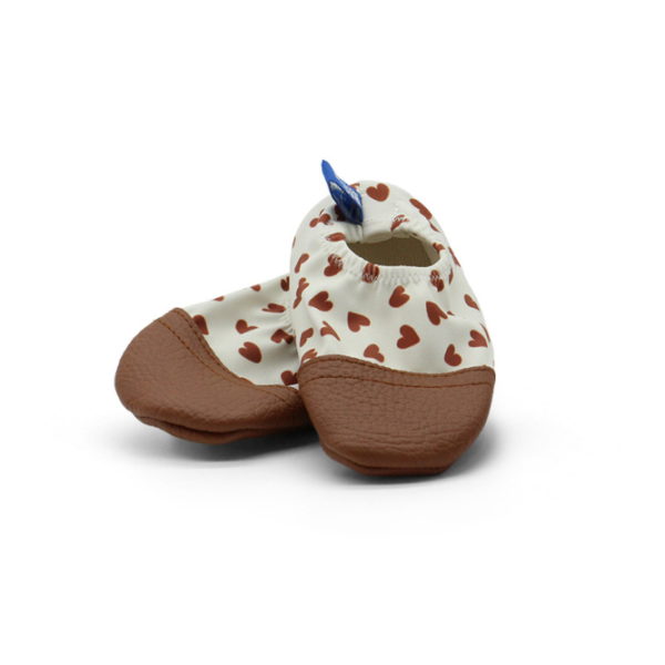 Chaussons souples enfant - Les petits coeurs