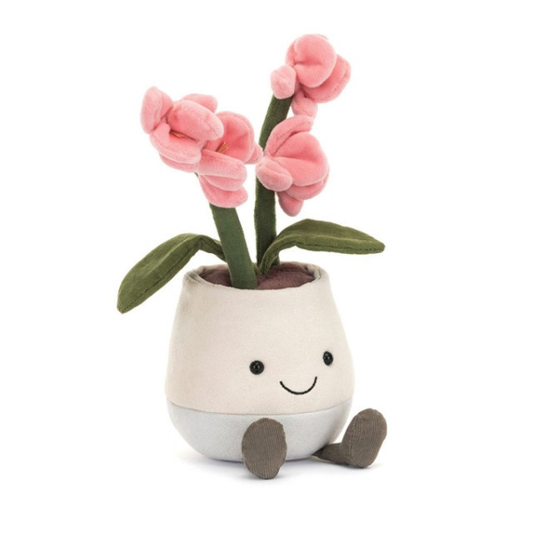 Peluche plante Orchidée - Amuseables Pink Orchid