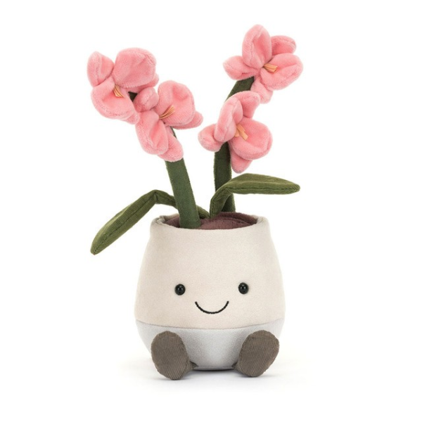 Peluche plante Orchidée - Amuseables Pink Orchid – Image 2