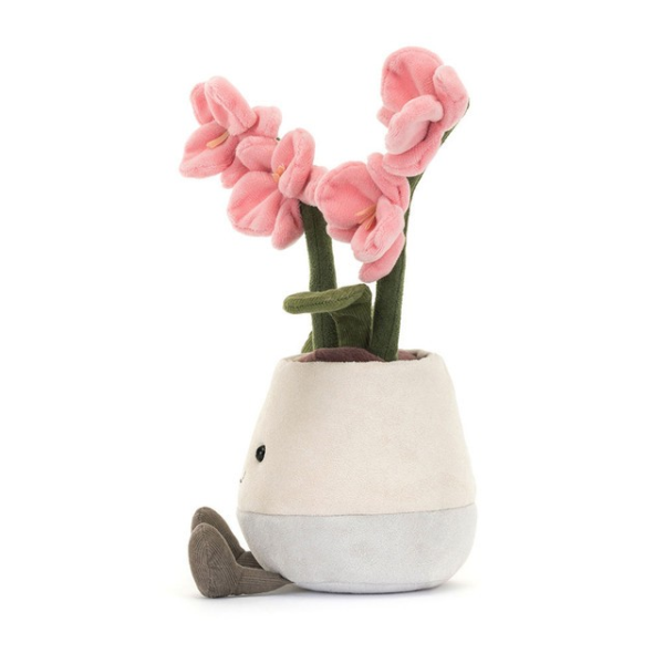 Peluche plante Orchidée - Amuseables Pink Orchid – Image 3