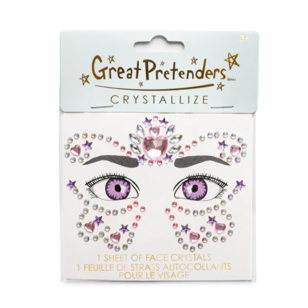 Stickers visage Face Crystals - Butterfly Princess