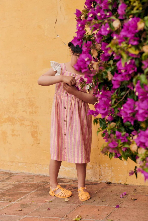 Robe - Moonie - Pink gelato stripes – Image 2