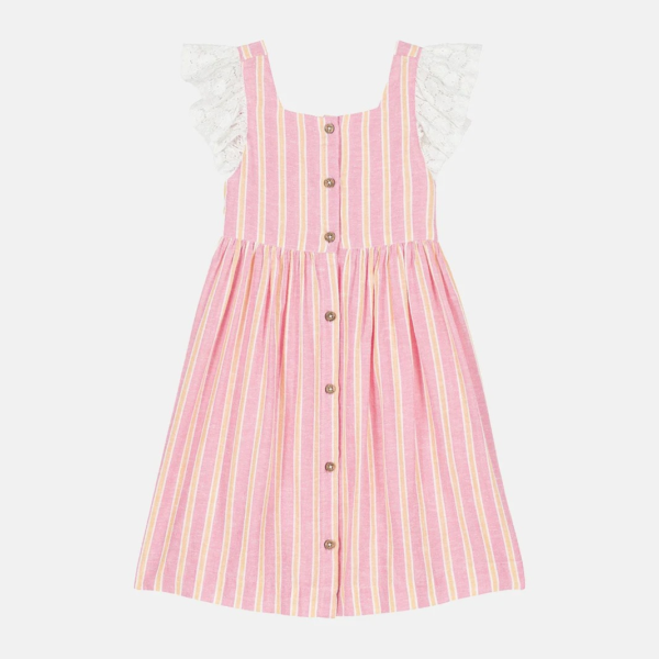 Robe - Moonie - Pink gelato stripes