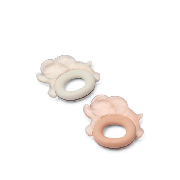 Lot de 2 anneaux de dentition rafraichissants Rita Elephant