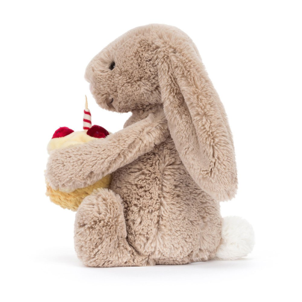 Peluche lapin Bashful beige Bunny "Birthday" – Image 3