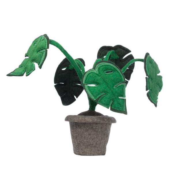 Plante déco en feutrine - Monstera