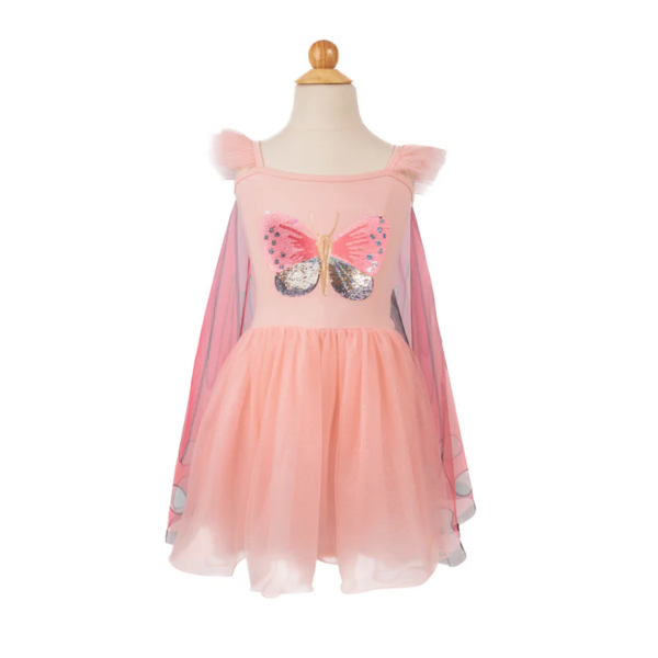 Robe de pricesse papillon à sequins & ailes