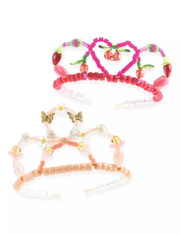 Bijoux duo - Duo de tiares rose – Image 2