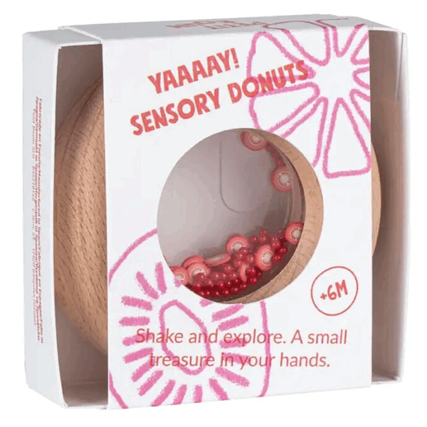 Hochet sensoriel Sensory Donut –Tomates – Image 2