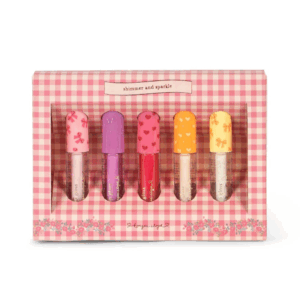 Coffret de 5 glitter lip gloss