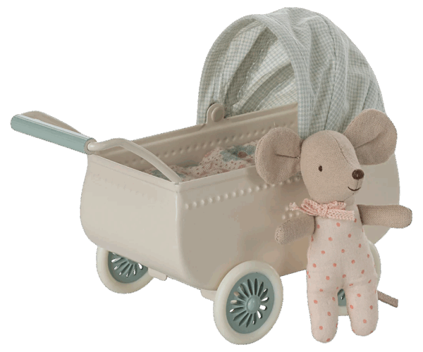 Landau incluant un bébé souris - Menthe – Image 4