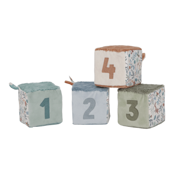 Lot de 4 cubes doux - Forest friends