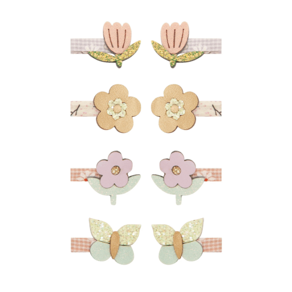 Barrettes mini clips - Bouquet