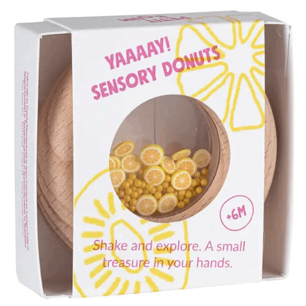 Hochet sensoriel Sensory Donut – Citrons – Image 3