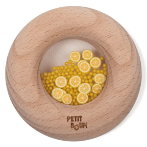 Hochet sensoriel Sensory Donut – Citrons