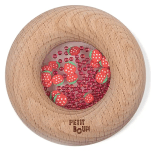 Hochet sensoriel Sensory Donut – Fraises