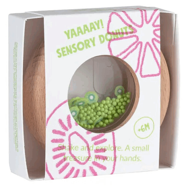 Hochet sensoriel Sensory Donut – Kiwis – Image 3