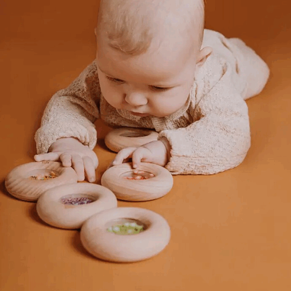 Hochet sensoriel Sensory Donut – Kiwis – Image 2