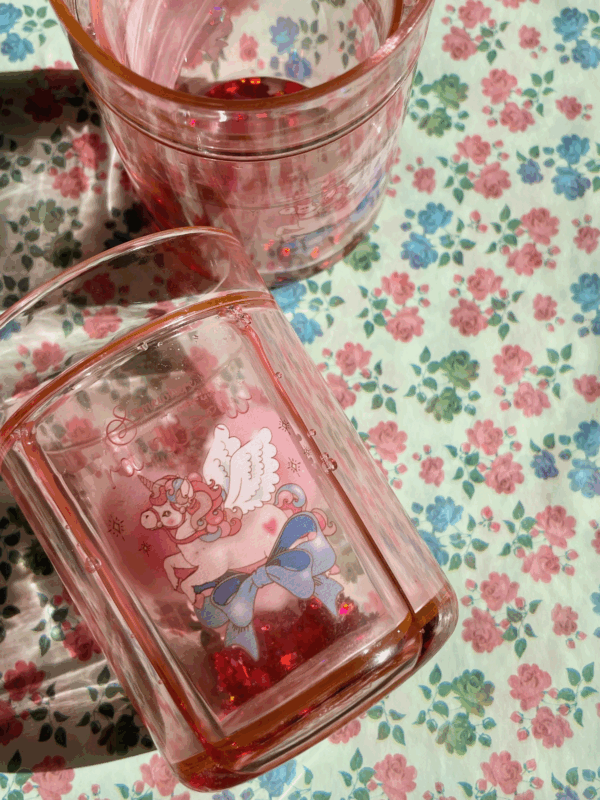 Set de 2 verres glitter - Over the rainbow – Image 2