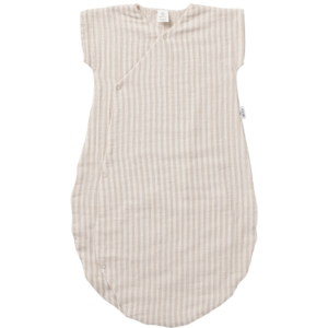 Gigoteuse d'été kimono - Soft stipes galet