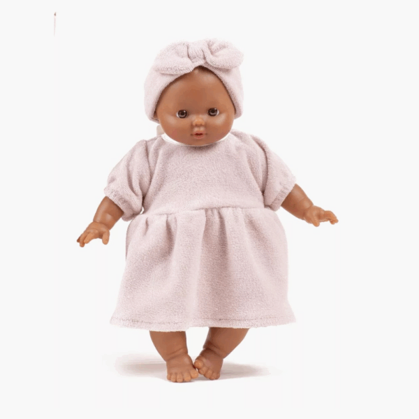 Babies - Robe Faustine & headband en éponge pétale