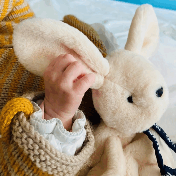 Lapin Dorlotin doudou - Beige – Image 2