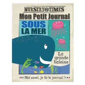 Livre sensoriel bébé Sous la Mer Crinkly en tissu crépitant