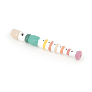 Flûte rayée multicolore