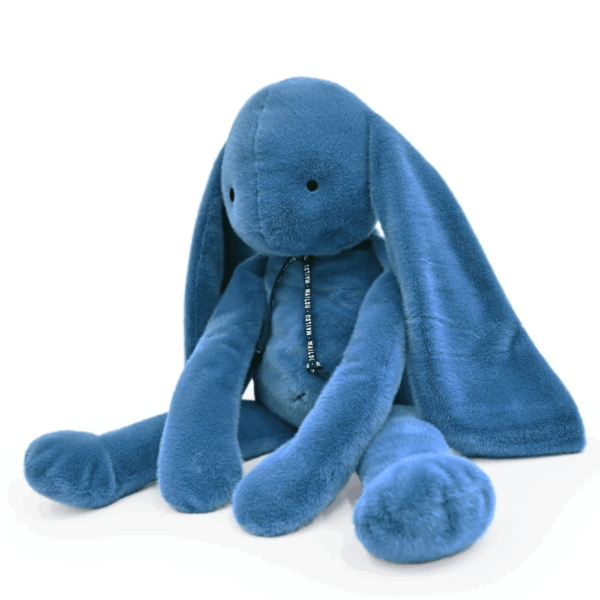 Lapin Méloé 70 cm - Bleu intense