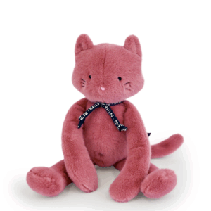 Chat Méloé 37 cm - Poudre de rose