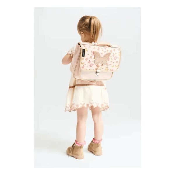 Petit cartable Papillon - Liberty rose – Image 3
