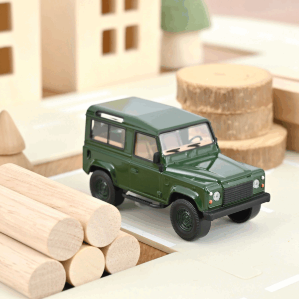 Land Rover Defender 1995 Vert foncé Jet car 1/43 – Image 2