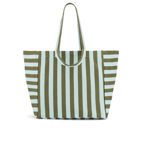 Elisa sac cabas - Imprimé raya Aqua/Olive