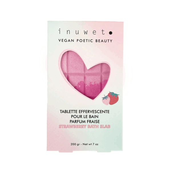 Tablette choco effervescente - Bath bomb confetti fraise