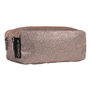 Trousse double - Paillettes cuivre