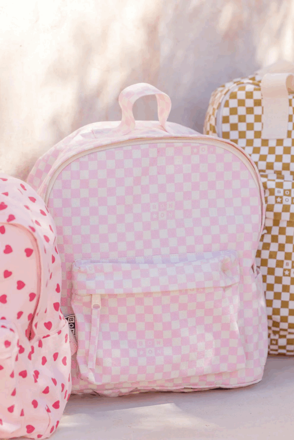Sac à dos Damier - Rose clair – Image 2