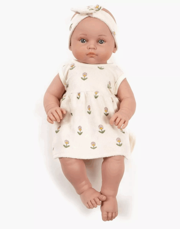 Robe Faustine & headband éponge Fleurs douces pour Bambinis – Image 2