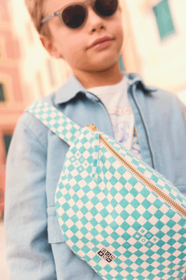 Banane Damier - Bleu vintage – Image 3