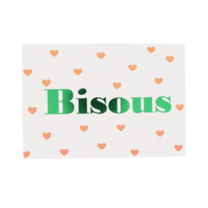 Carte postale - Bisous