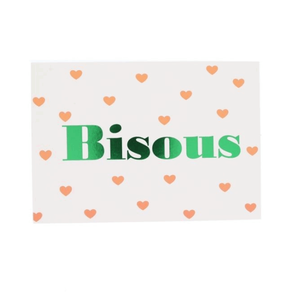 Carte postale - Bisous