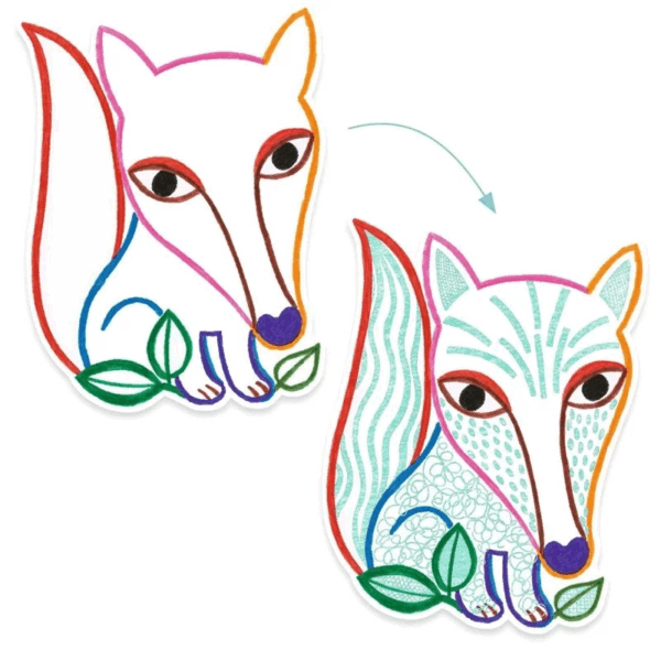 Coloriage magique - Animaux de la forêt à révéler – Image 2