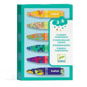 Crayons - 6 crayons multicolores