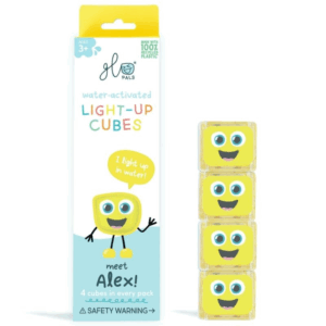 Cubes de bain lumineux Jaune - Alex