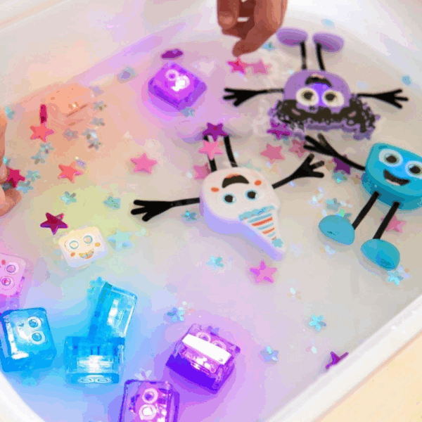 Cubes de bain lumineux violet - Lila – Image 4
